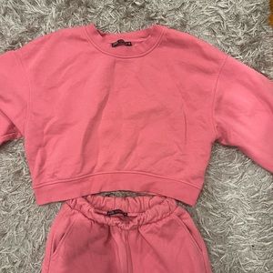 ZARA SMALL PINK SWEATSUIT